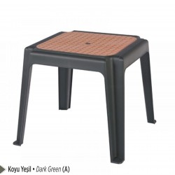 Sarmaşık (Decorated) Square Coffee Table