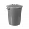 Oversized Litter Bin With Lid (46 Lt)