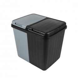 سلة غسيل مزدوجة (80 لتر)